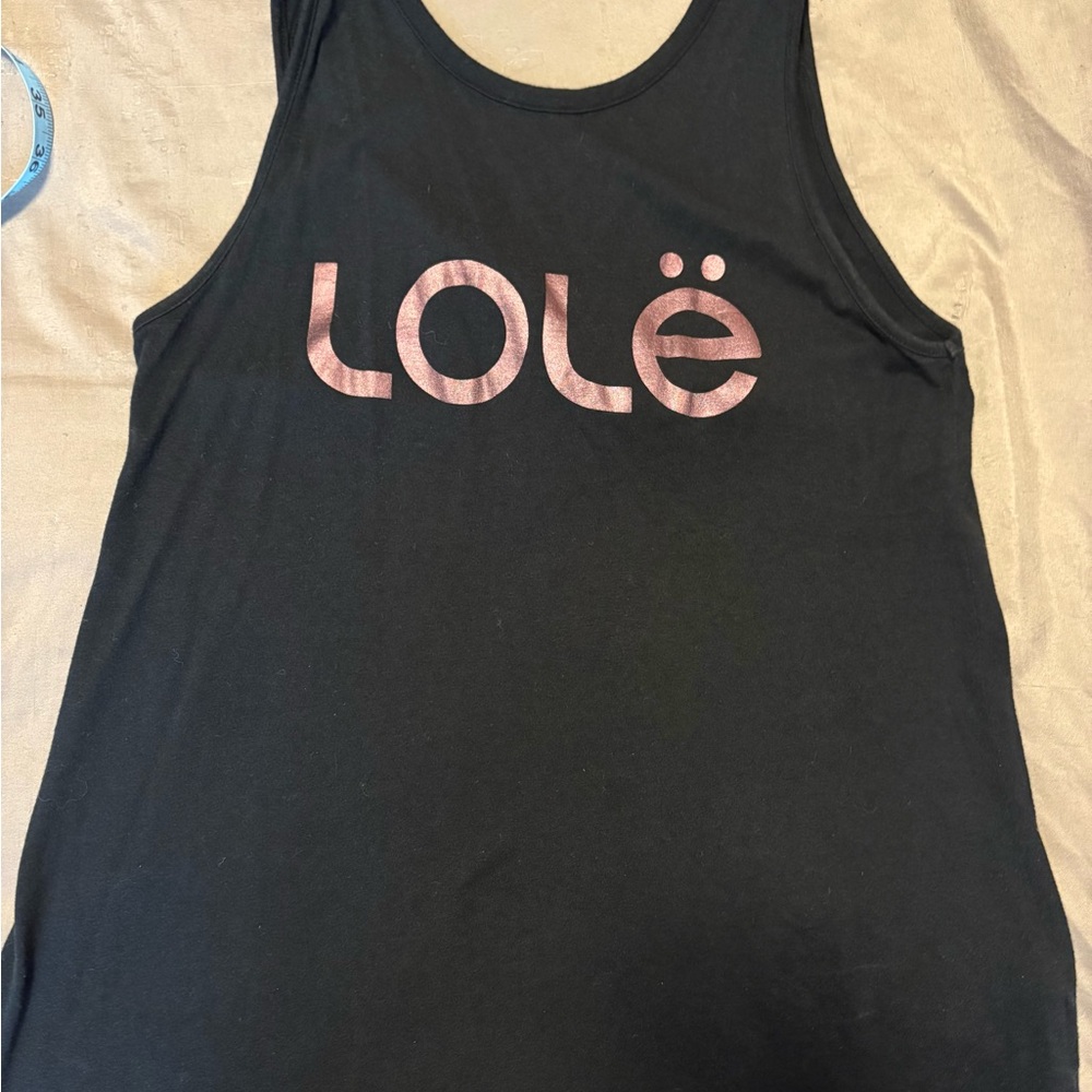 Lolë Black Tank Top EUC